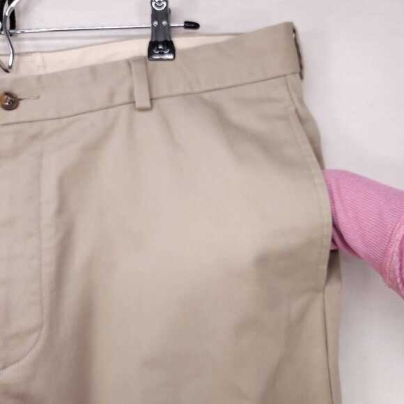 Brooks Brothers Pants Mens 38 x 30 Khaki Advantage Chino Clark Cotton - Picture 12 of 14